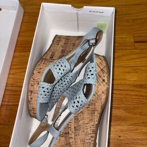 Sonoma Blue Wedge Shoes with Stylish Design